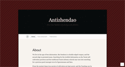 Desktop Screenshot of antizhendao.com